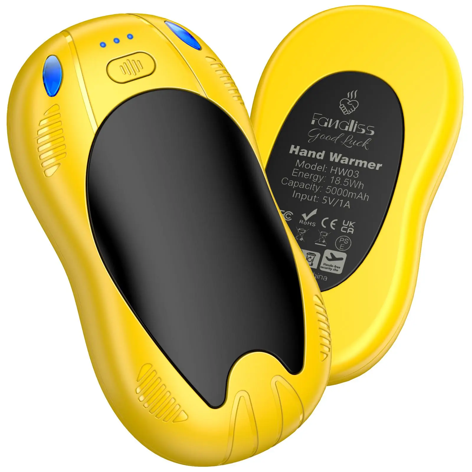 Enhanced Yellow and black-2Pcs