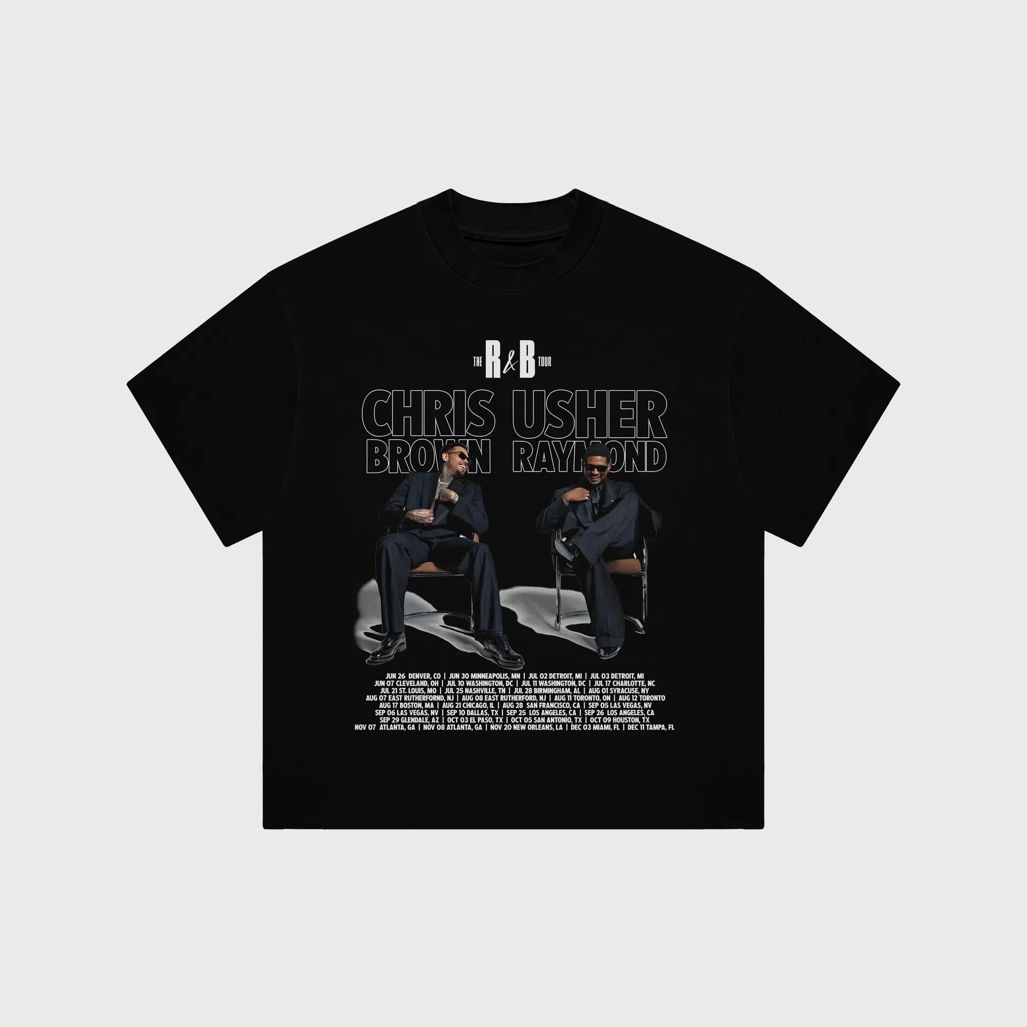 Youth and Adult CHRIS BROWN & USHER GRAPHIC TEE
