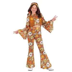 Kid's Autumn Flower Hippie Costume