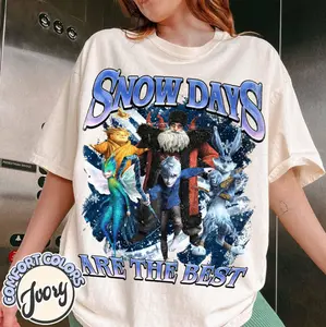 Jack Frost Rise of the Guardians Comfort Colors Shirt, Snow Days Are the Best, Christmas Xmas Gifts, Snowman Shirt, Christmas Movies Shirt