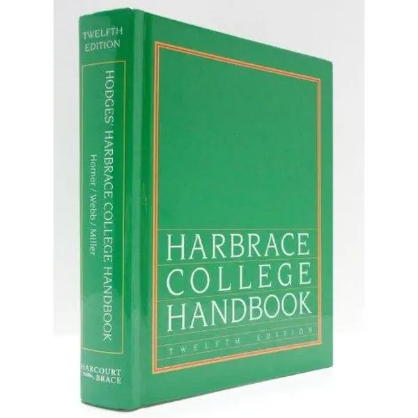 USED-Harbrace College Handbook 12th ed. Guide for Writers by Suzanne Strobeck Webb (Hardcover)