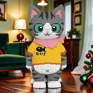 19213 Piece Premium Peach Dragon Building Blocks Set, Party Game, Office Home Decor, DIY Craft, Creative Interlocking Toy, Perfect Gift, Building Block Sets, Building Block Model