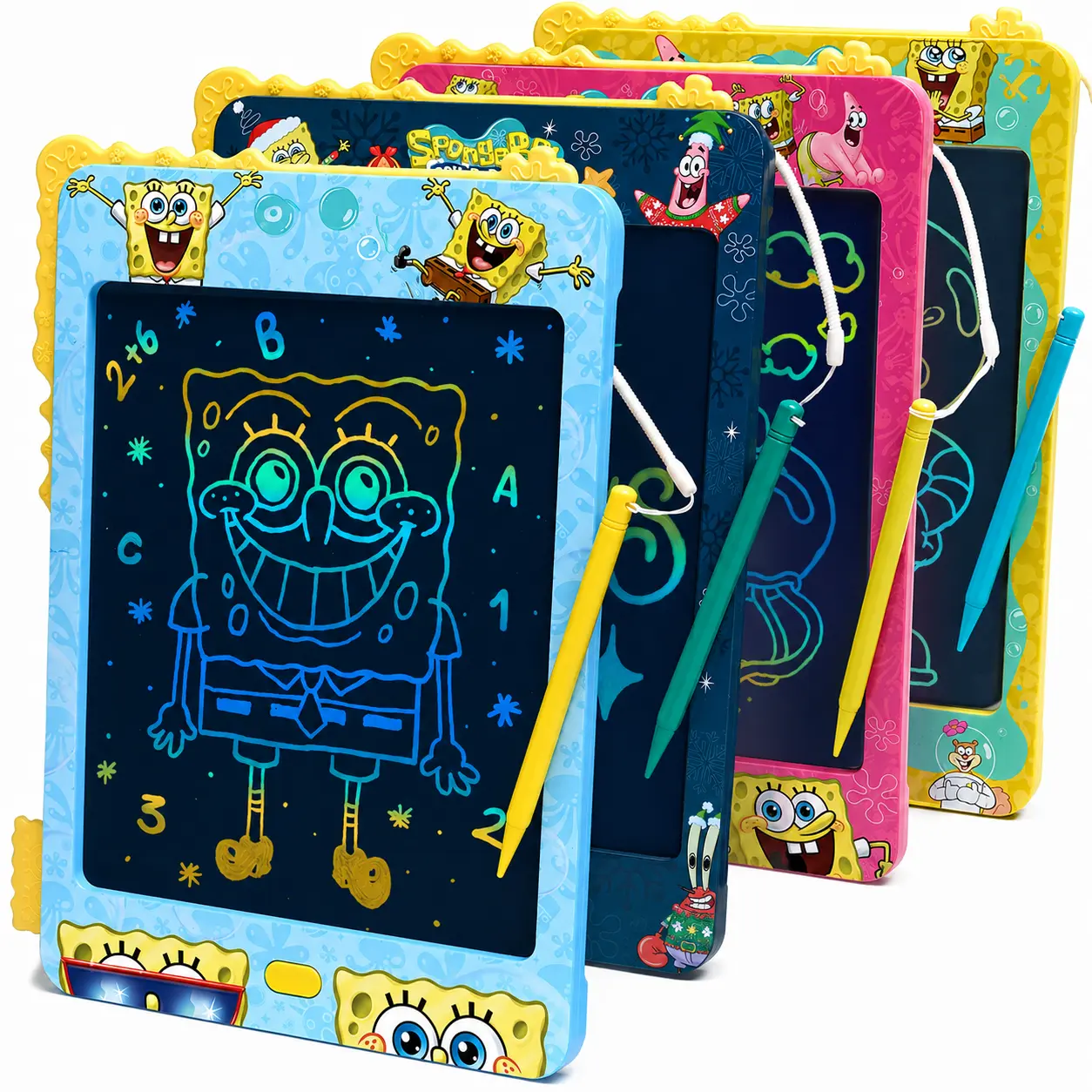 SpongeBob SquarePants LCD Doodle Writing Tablet for Kids, Reusable Drawing & Writing Pad, Ages 3+