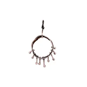 Healing Talisman Oxidized Silver Pendant