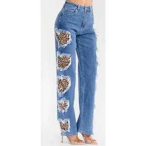 Cheetah girl jeans