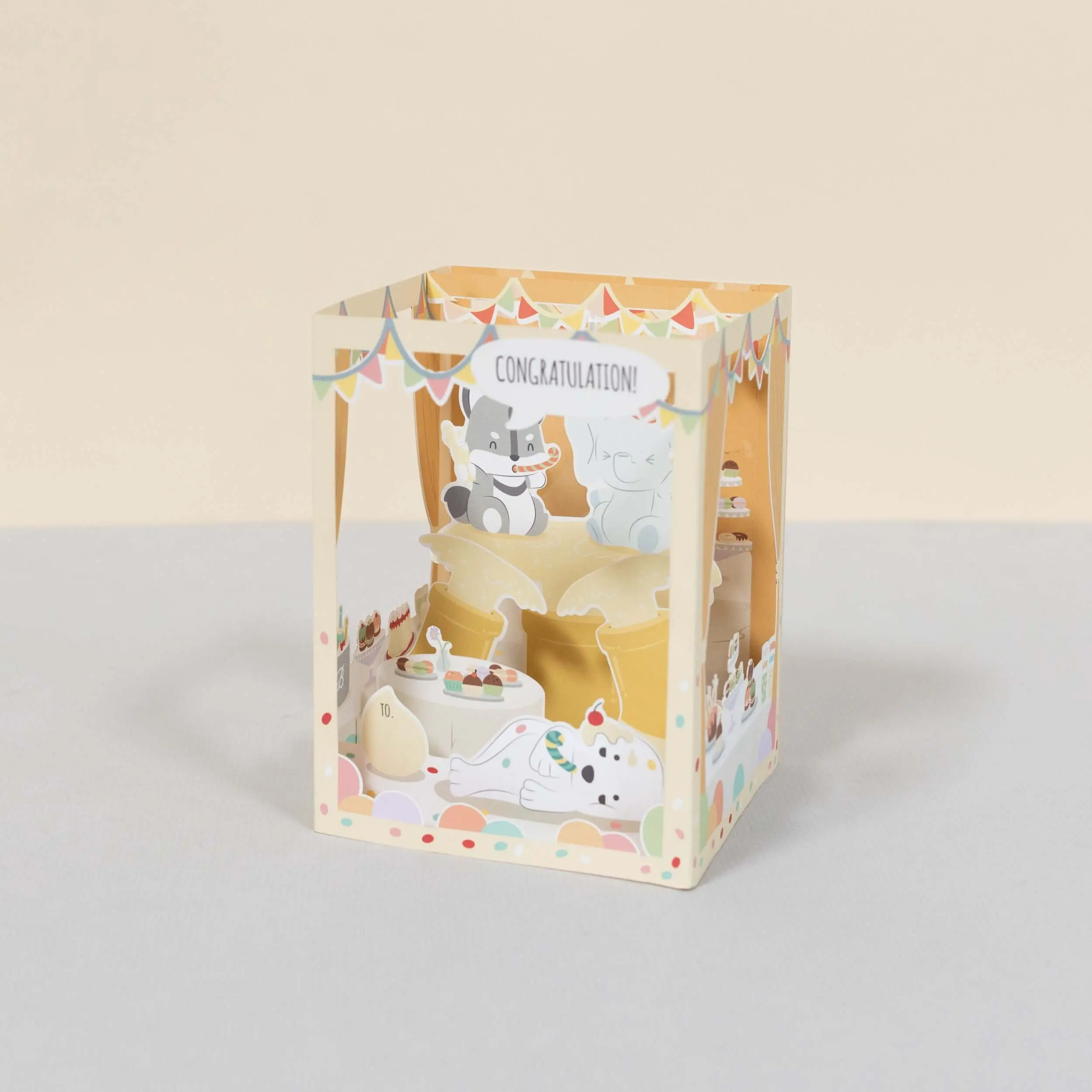 3D Greeting Card - Congratulations 3D Greeting Card - Congratulations