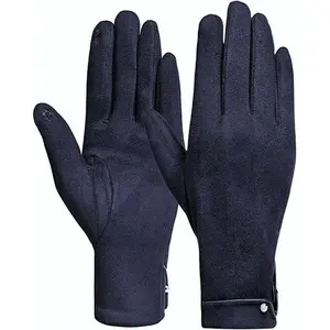 Bravo! Warm Winter Gloves with Faux Pearl Fleece Lined Thick Touchscreen Gloves
