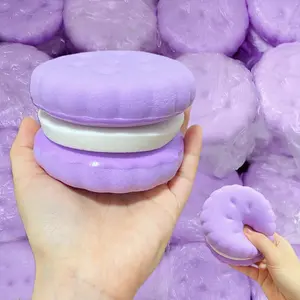 Slow Rising Squishy Toys, Super Soft Cookie-Shaped Slow Rise Squishies, 3 Layers Realistic Squishy Food Fidget Toy, Food Squishies for Decompression Stress Relief