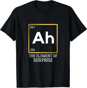 Chemistry Science Humor T-Shirt Pure Cotton Graphic Tees Menswear Top: Gifts for Men & Women
