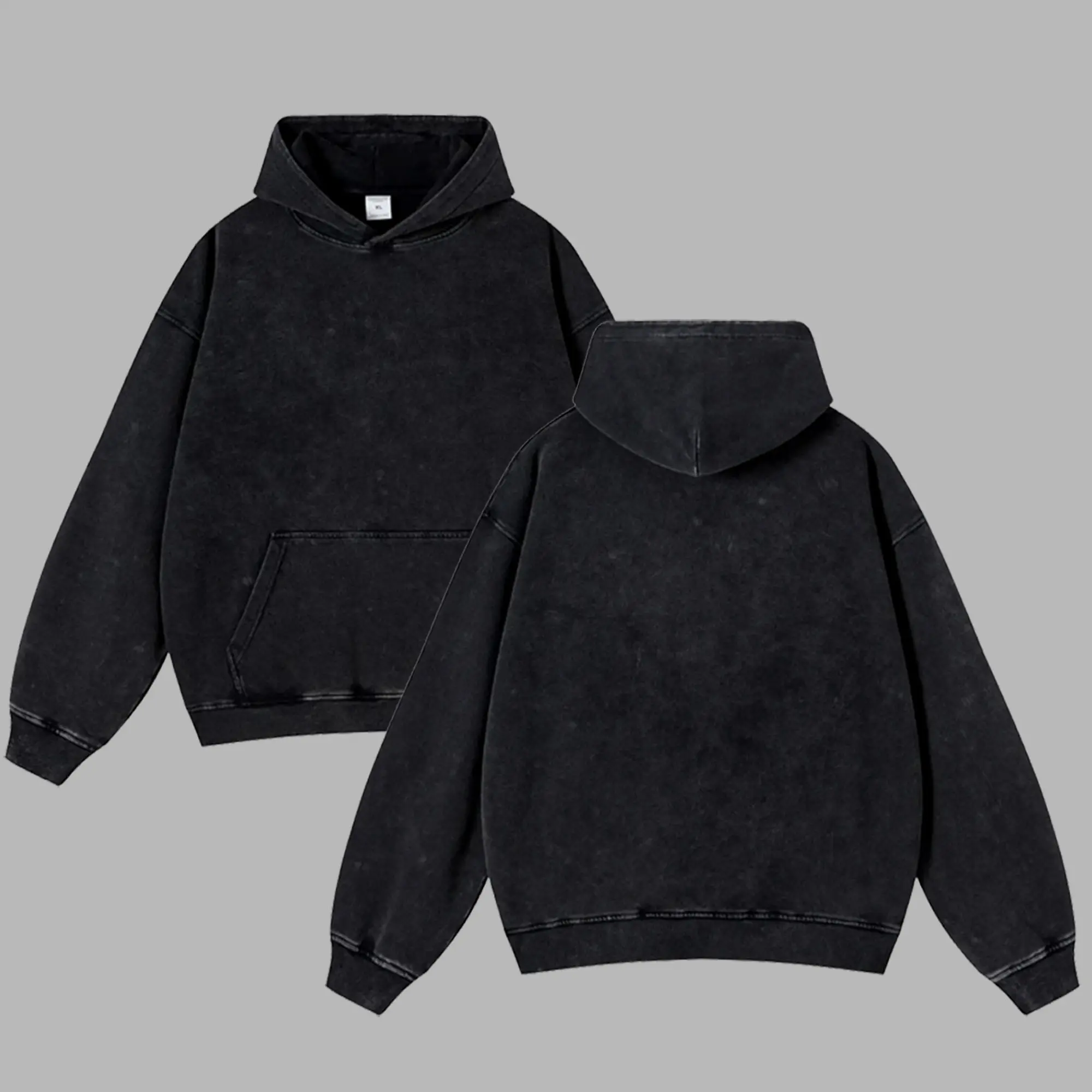 [$$$MANLIFE] Blank Retro Unisex Washed Hoodie Shirt,=, Unisex Oversize Deathcore Rock Band Cotton T-shirt Gift For Rock Music Lovers Gothic Punk Emo Grunge Y2K Outfits Vintage 90s Lorna Shore Merch