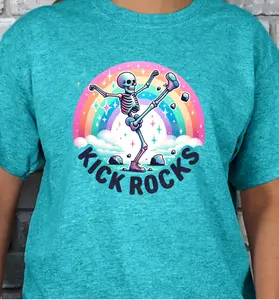 Kick Rocks Graphic Softstyle T-shirt