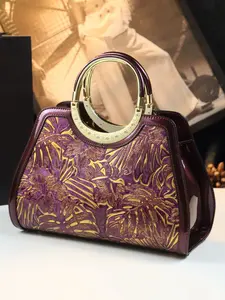 2026 New Court Style Embossed Handbag, Women's Elegant Party Bag, Large Capacity Commute Shoulder Crossbody Bag, Fashionable Accessory