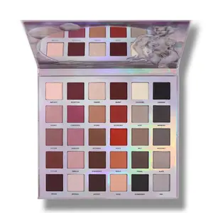 Blend Bunny Cosmetics Ellis V2: 30 Pan Matte Palette Eyeshadow Makeup - Smooth and Velvety Shades for Warm and Cool Adventures