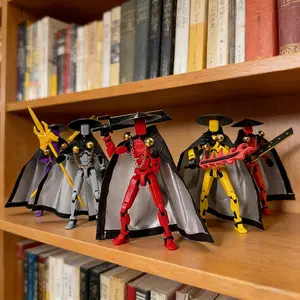 Multi-Jointed Anime Action Figure, Assembled Collectible Model with Replaceable Equipment and Inspirational, DIY Display Doll