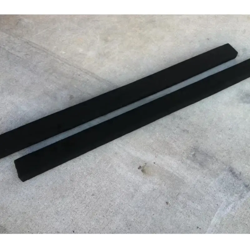 (2) 6’ Black PermaBunk Boards - Marine Trailer Runners - 2x4 - HDPE - NO Rot