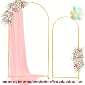 Metal Arch Background Stand, Multiple Sizes, Wedding, Birthday, Baby Baptism, Photo Booth, Garden Decor, Party Decor, Easy Assembly, Reusable