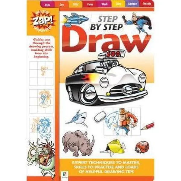 USED-Zap! Step by Step Draw by Damien Toll (Paperback)