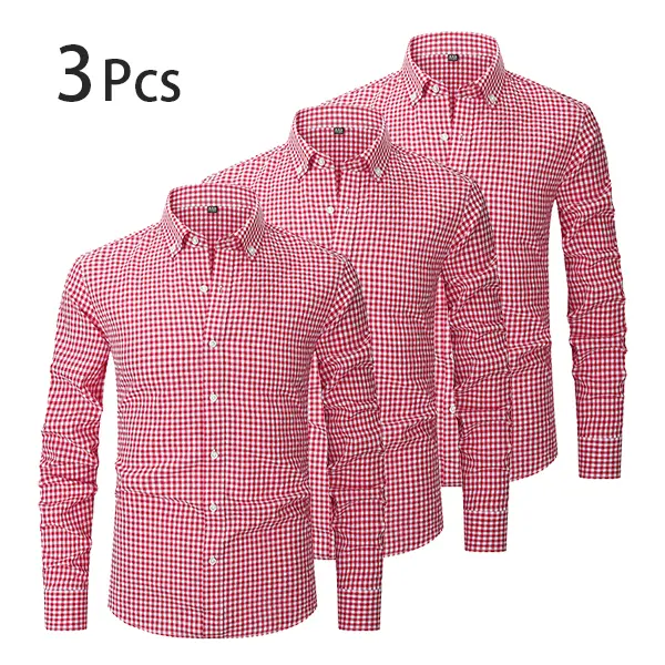 Red Plaid + Red Plaid + Red Plaid