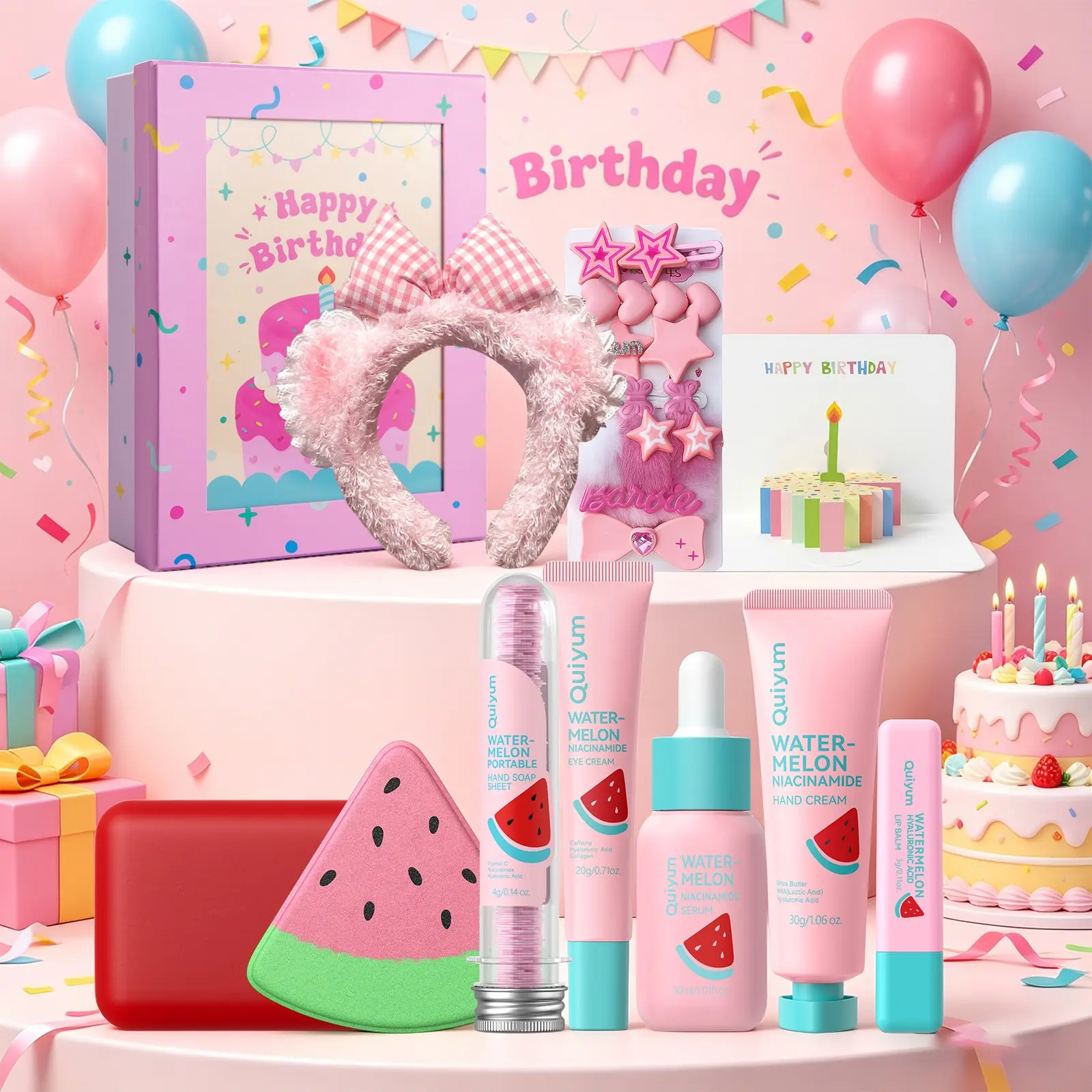 Cute Beauty Gift Box for Little Girls, Non-Irritating Skin Care Set, Full Skin Care Set For Hydrating, Glowing & Nourishing, Gift Sets