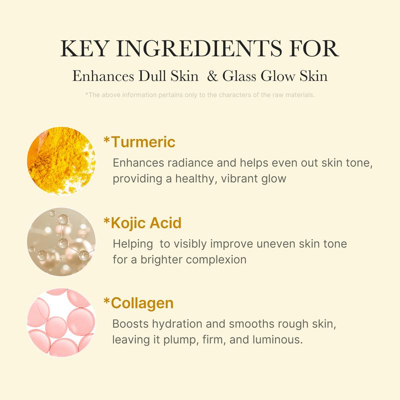 [medicube] Kojic Acid Turmeric Night Wrapping Mask | Overnight Wrapping Mask, Morning Shed, Turmeric, Niacinamide, Vitamin C