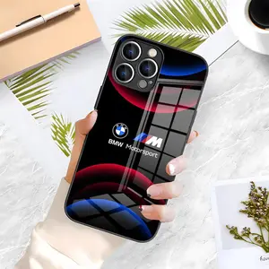 BMW Logo  Phone Case for iPhone 17 Pro Max 15 Pro 16 14 Plus 12 13 Mini 11 Pro Shockproof Glass cover