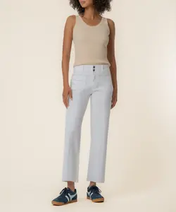 Charlotte High Rise Straight Leg in White