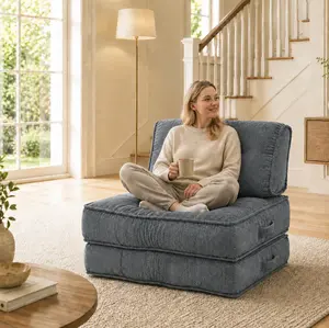 【#TikTokShopDealsforYouDays】Comfy Floor Sofa Lounge BedroomChair Soft Bon Less Compression Furniture for LivingRoom Cozy Comfortable Versatile Use