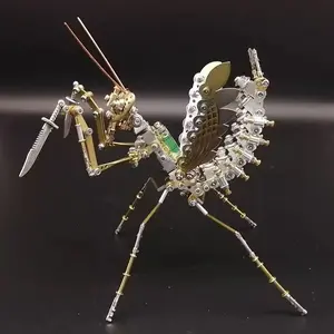DIY Mechanical Locust Model Kit, High-Difficulty Handmade Craft, Home Decoration, Perfect Gift for Boyfriend, Birthday, Christmas, Halloween, Decorative Figurines