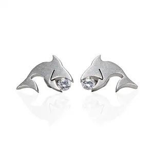 ER119W B.Tiff Shark Earrings