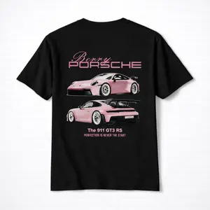 Baby Pink Car Vintage Washed Graphic T-Shirt