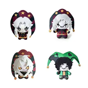 3.94in Cute Pierrot Harlequin Plush The Freak Show Circus Stuffed Toy Collectible Gift cute girly gifts plushies stuffed animals dolls girl toy