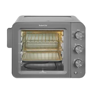 Instant Pot InstantHeat 4 Slice Air Fryer Toaster Oven, 7-in-1, No Preheat Required Air Fry, Bake, Toast, Roast, Broil, Warm, and Make Pizza