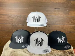 Sleep Token Flat Bill Snapback Trucker Hat, Logo Design, Snapback Closure, Ideal for Outdoor Activities
