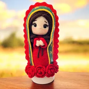 Beautiful Crochet Mary Doll for Gift & Decor - Soft Crochet Material, Intricate Design, Perfect for Home Decor & Gifting