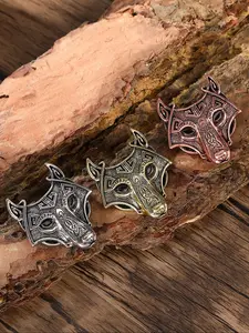 Viking Vintage Celtic Wolf Brooch Pin, Trendy Fashion Accessory, Unisex Nordic Norway Style Pendant, Perfect Gift for Valentine's Day, Mother's Day, Birthday