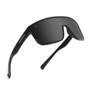 Sundrive CAPITÁN Shield Sunglasses | Polarized UV400 TR90 Sports Frame for Cycling & Outdoor