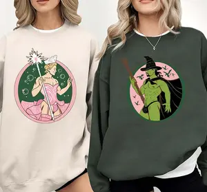 Gay Elphaba Witch T-Shirts, Crewneck Sweatshirts & Pullover Hoodie, Wicked Musical Fan Gift, Bold Wizard of Oz Shirt, LGBTQ Pride Witch Shirt, Magical Green Witch Wicked BNM1611
