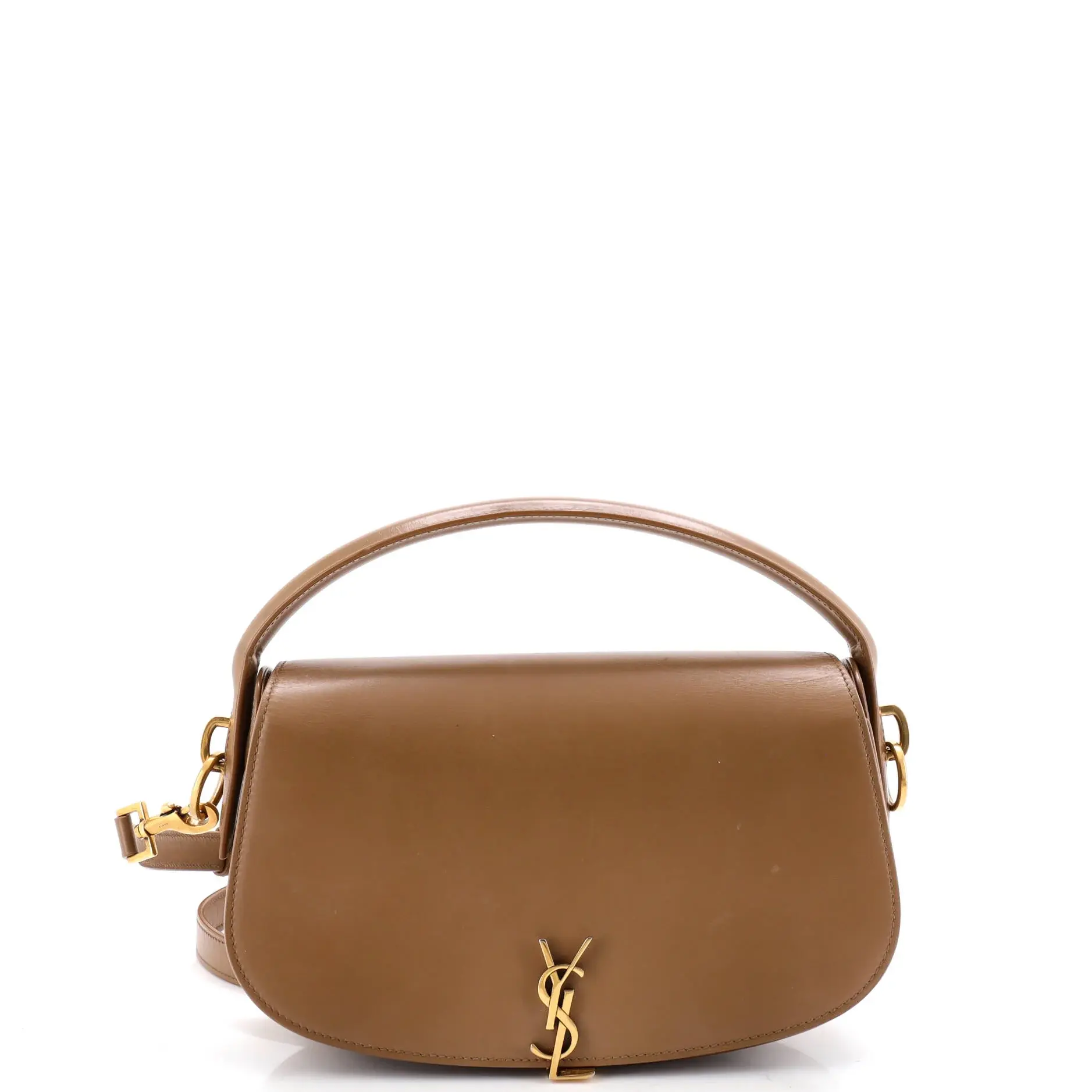 Pre-owned Yves Saint Laurent Leather Shoulder Bags Saint Laurent Voltaire Top Handle Bag by Rebag