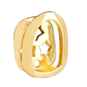 14K Grill Single Tooth Hollow Cap Grillz Teeth Men's Fashion Jewelry