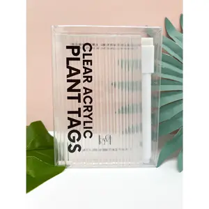 Clear Acrylic Plant Tags (Set of 25)