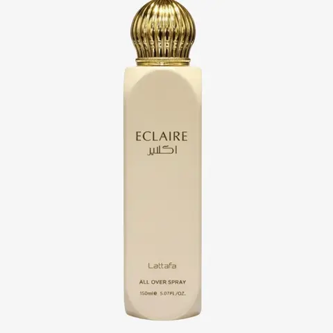 Lattafa Eclaire All Over Spray – 150ml – Unisex Fragrance, Gourmand Vanilla, Vanilla