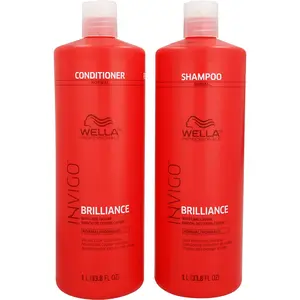 Wella Invigo Color Brilliance Color Protection Shampoo & Conditioner For Fine/Normal 33.8 Oz Duo For Unisex Wella Invigo Color Brilliance Color Protection Shampoo & Conditioner For Fine/Normal 33.8 Oz Duo For Unisex