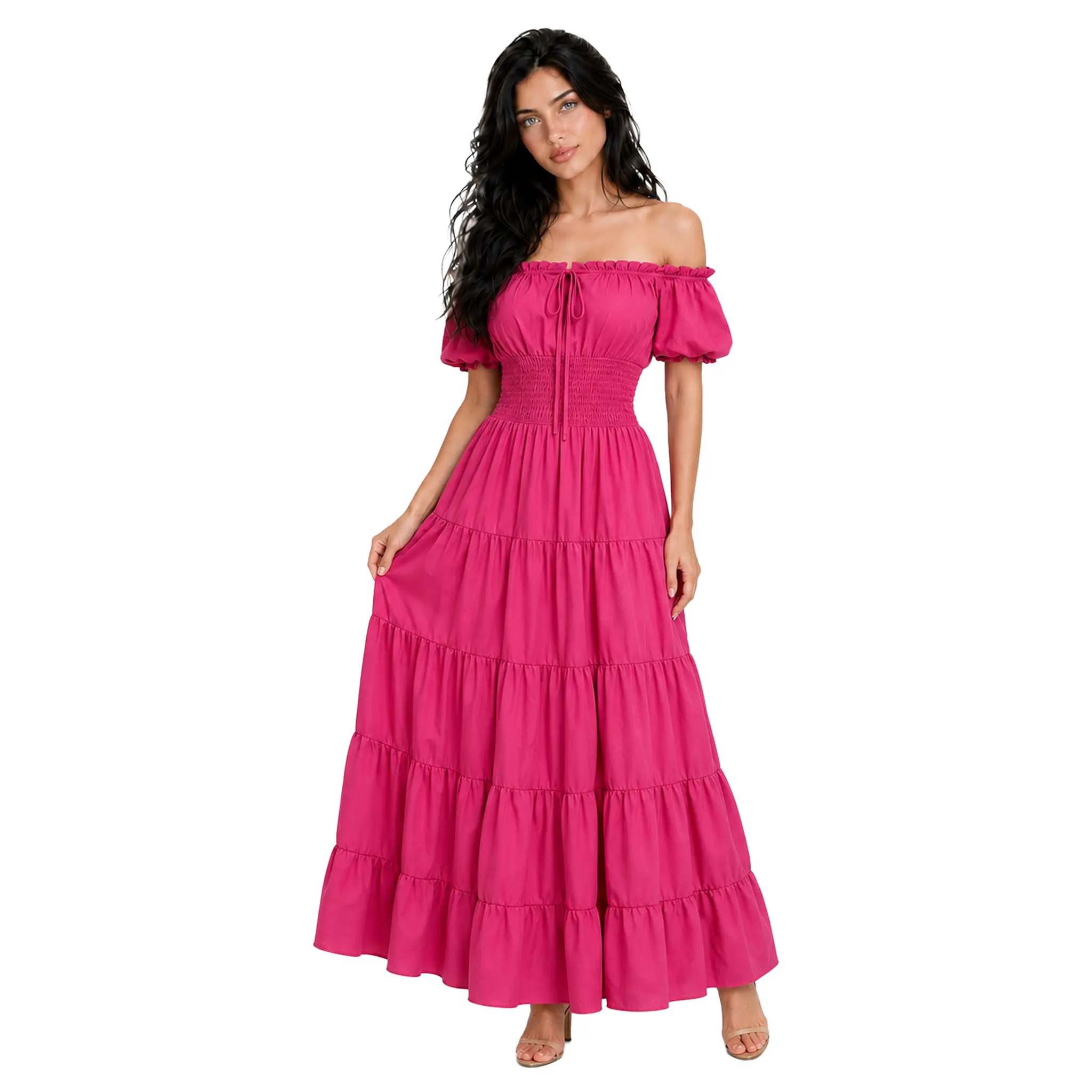 Milalee Renaissance Costume Women Medieval Chemise Dress Peasant Tops Irish Under Dress Clothes Womenswear womens dresses maxi dress 6531-ZC1