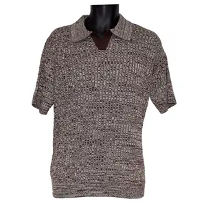 Lavane V-Neck Shirt # 2604 Brown