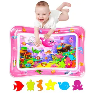 Tummy Time Water Mat  Inflatable Tummy Time Water Play Mat for Babies, Infants and Toddlers 3 to 12 Months Promote Development Toys Baby Gifts,Summervibes Gift for Kids&Anime Fans