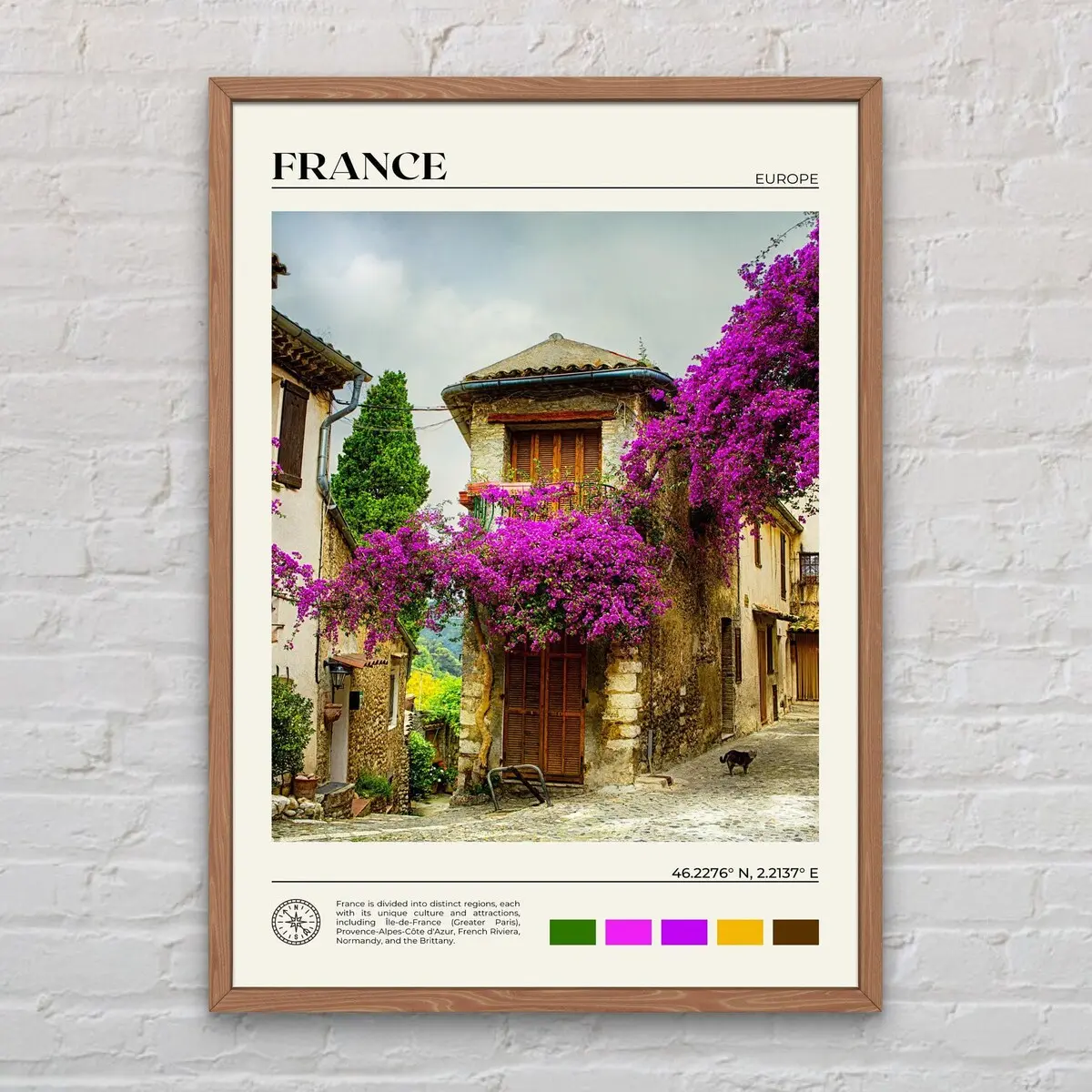 Real Photo, France Print, France Wall Art, France Poster, France Photo, France Poster Print, France Wall Decor, Paris, Europe Print, Unframed