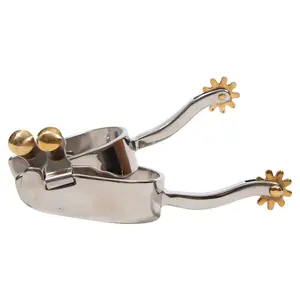 Schneiders Youth Stainless Steel Equitation Rowel Western Spurs