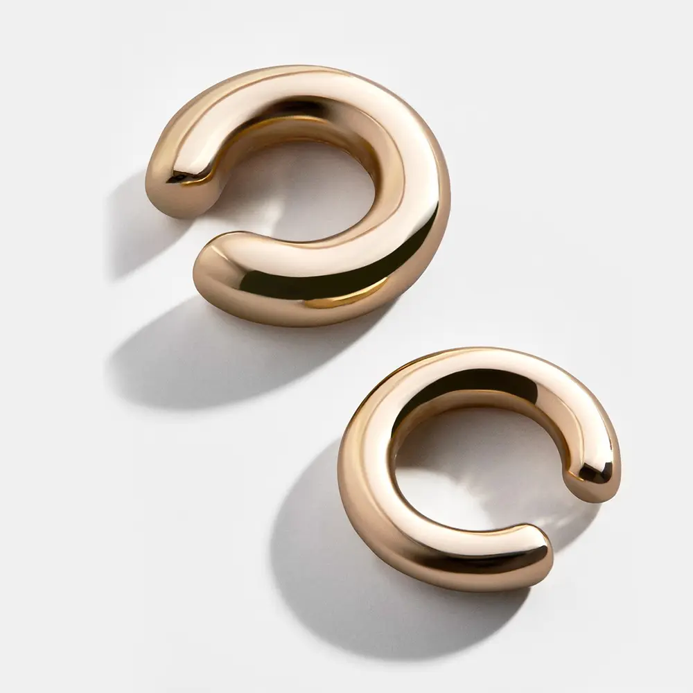 Simple ear clips suitable for daily fashion size C-shaped ear clips with advanced design