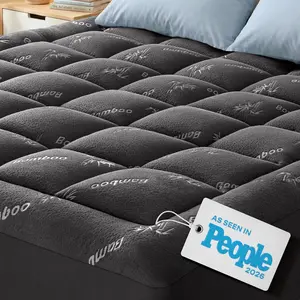 Niagara Ultra Soft Mattress Topper - Viscose Made from Bamboo, Breathable & Cooling, Pillow Top, Deep Pocket, Machine Washable, Ideal for Hot Sleepers