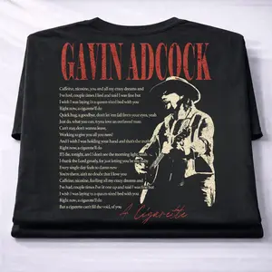 Gavin Adcock Shirt Country Concert Tee Vintage Graphic Tee Shirt Southern Rock Fan Gift Unisex